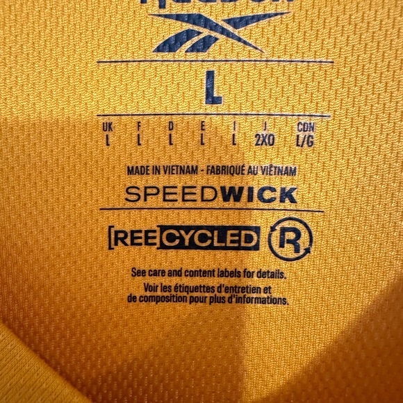 MENS BRONZE SPEEDWICK REEBOK SHIRT - Picture 5 of 5